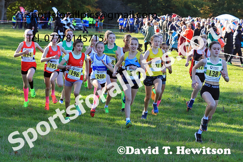 Girls Under-13s, 2025 Start Fitness NEHL, Lambton, County Durham. Photo: David T. Hewitson/Sports for All Pics